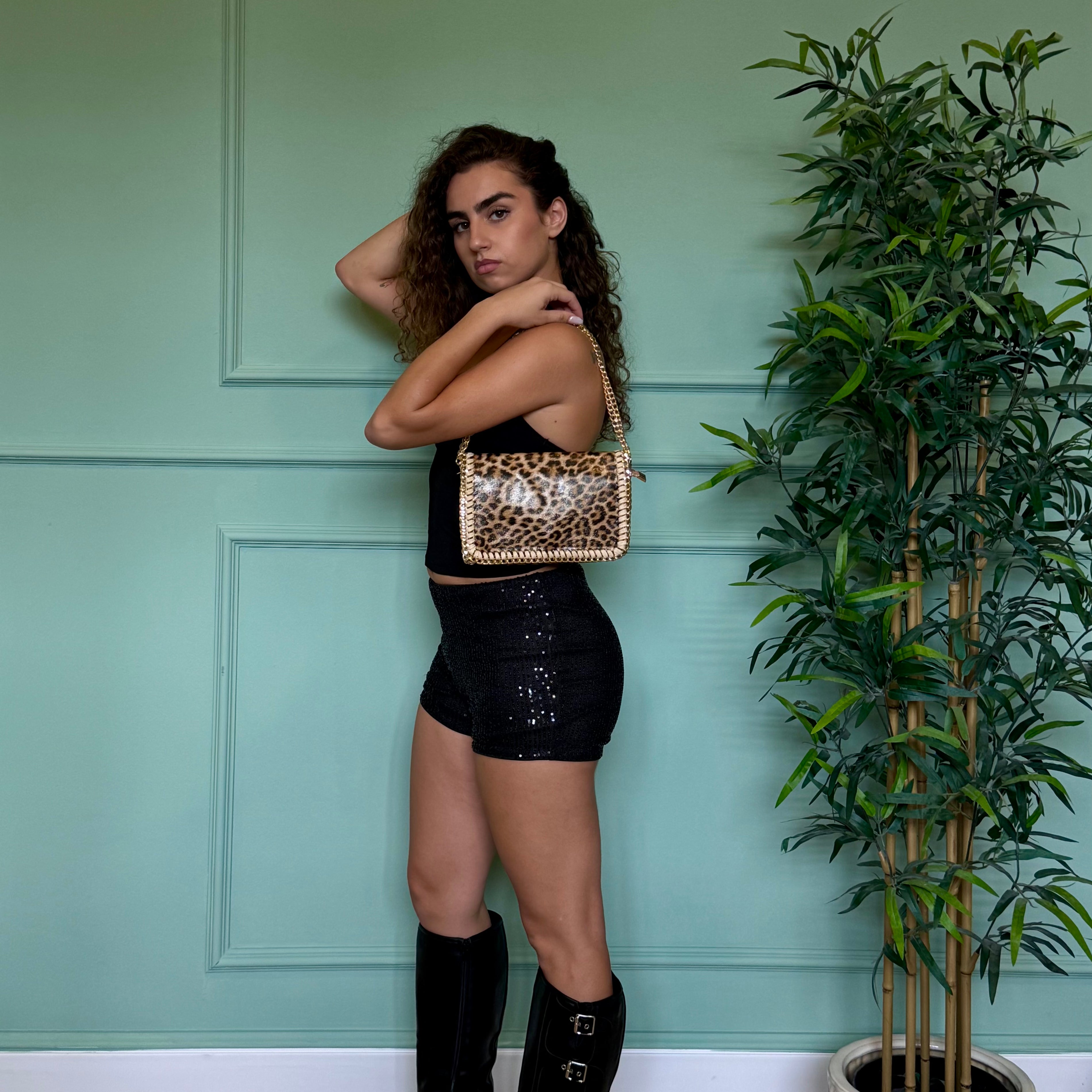 Bag Cleo Leopardato