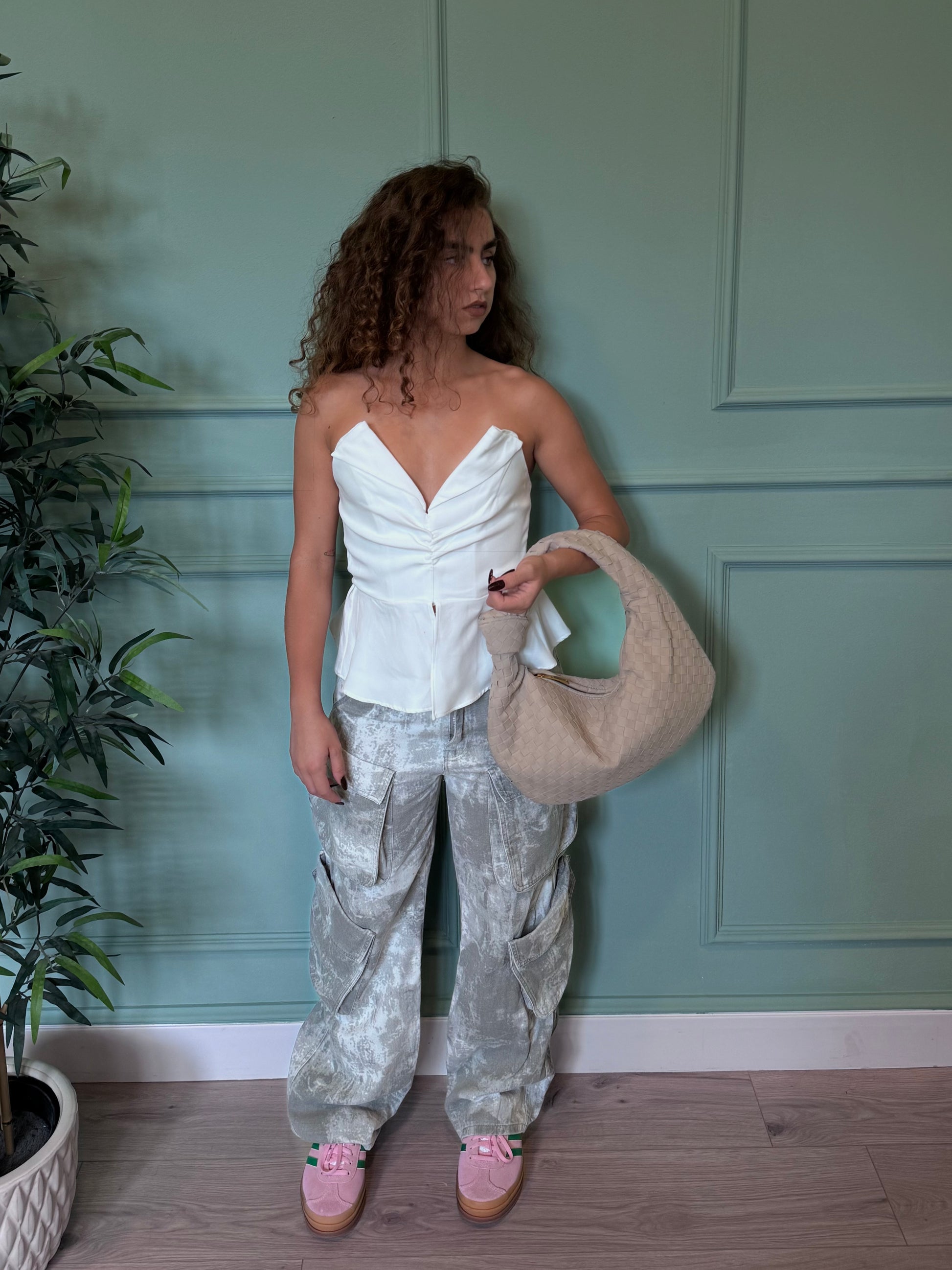 Bag Intreccio big beige