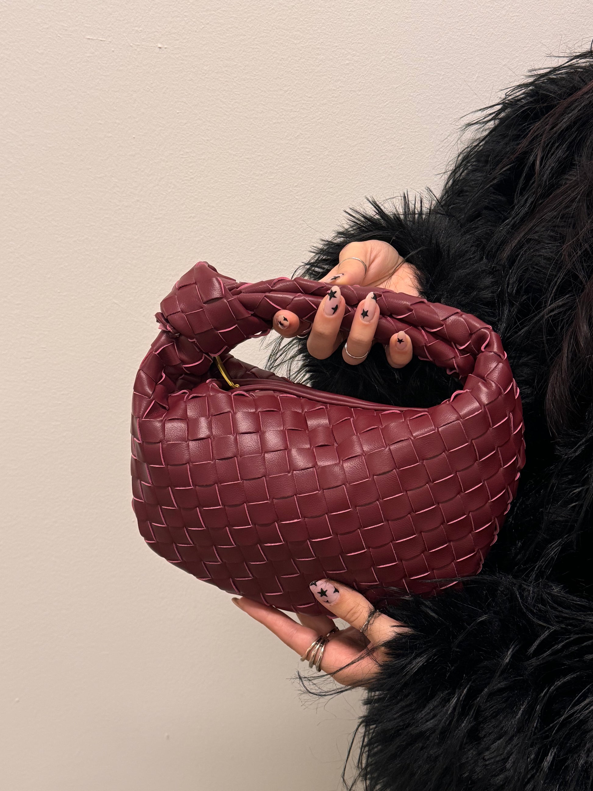 Bag media bordeaux