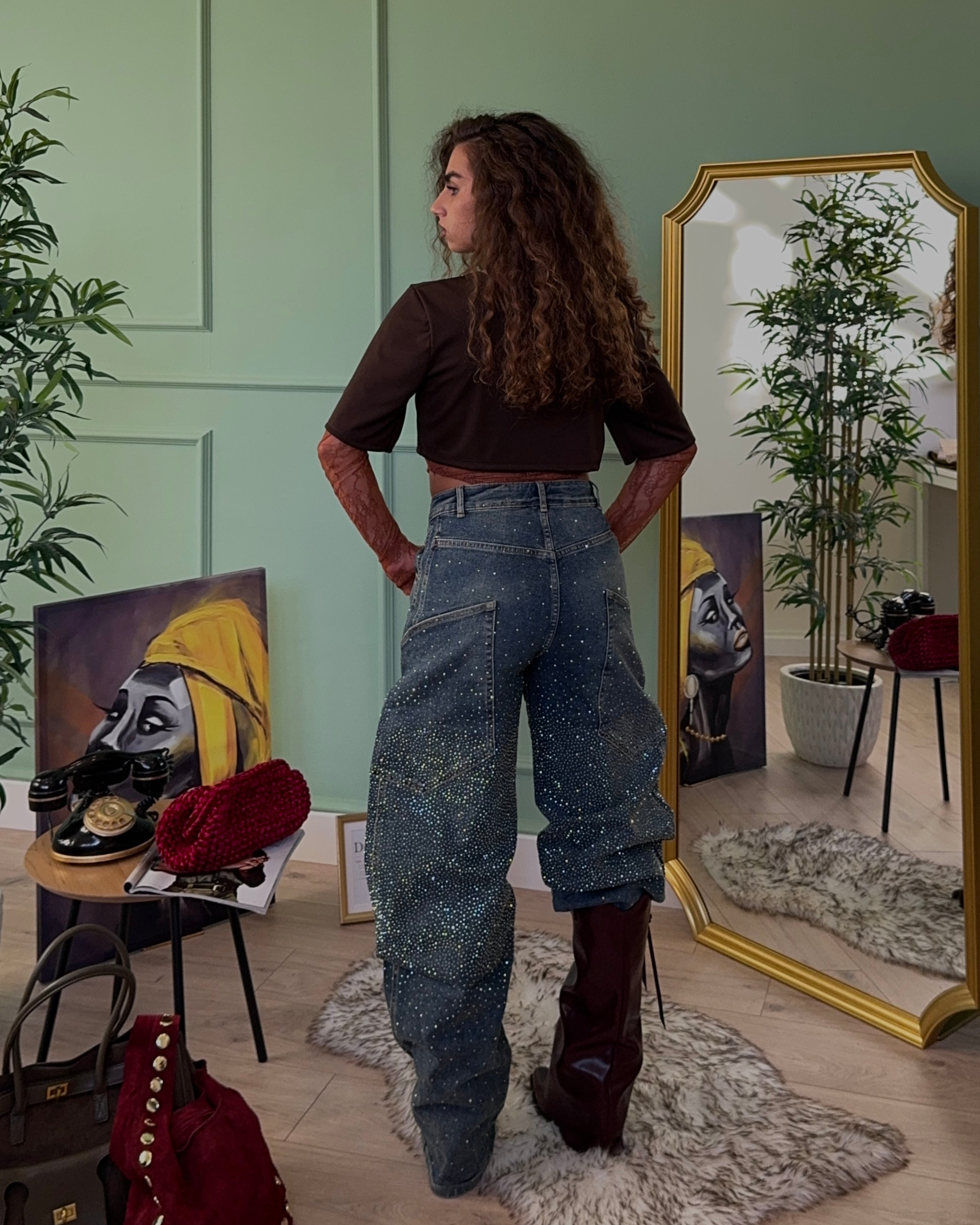 Jeans task back