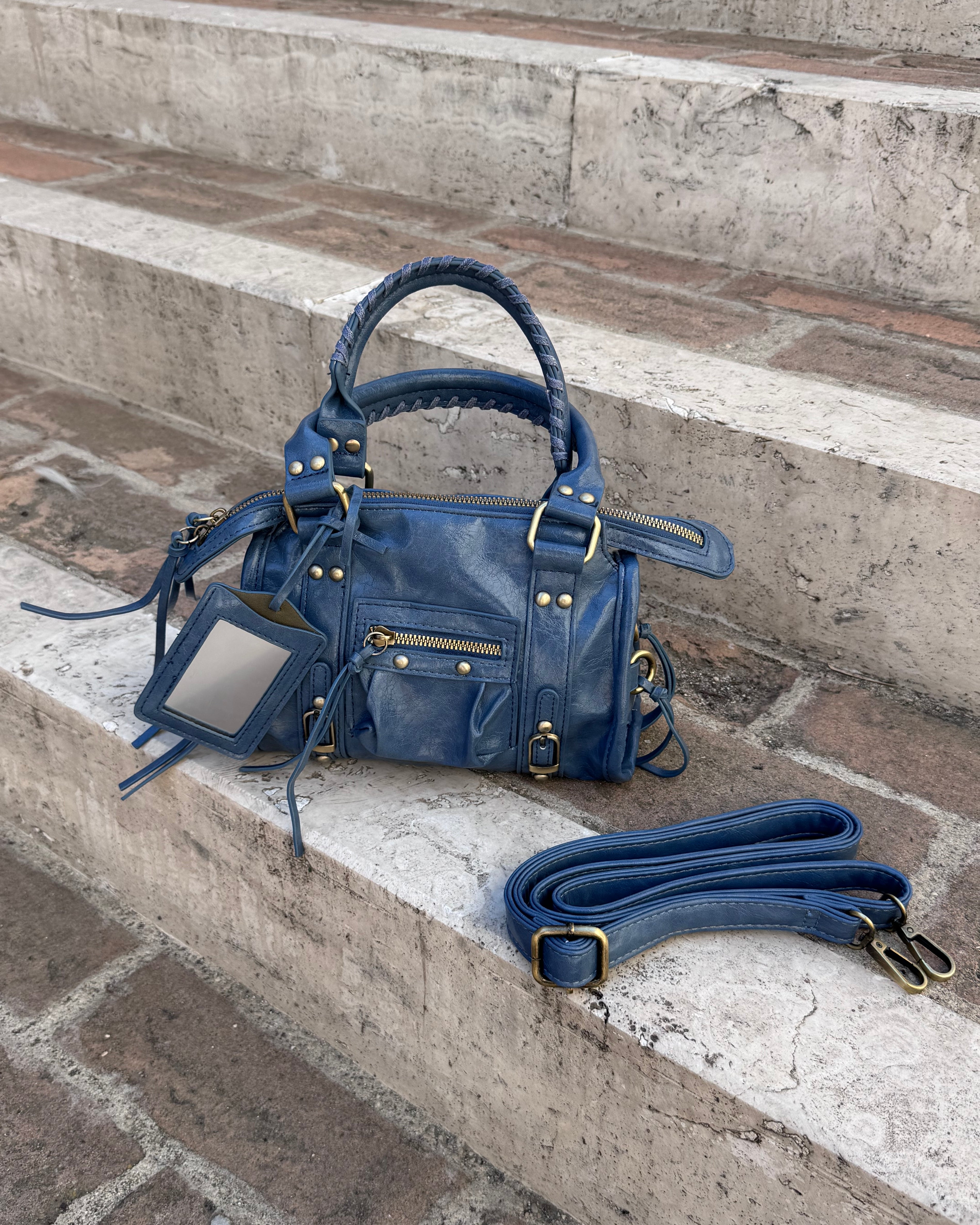 Bag Amalie mini azzurra