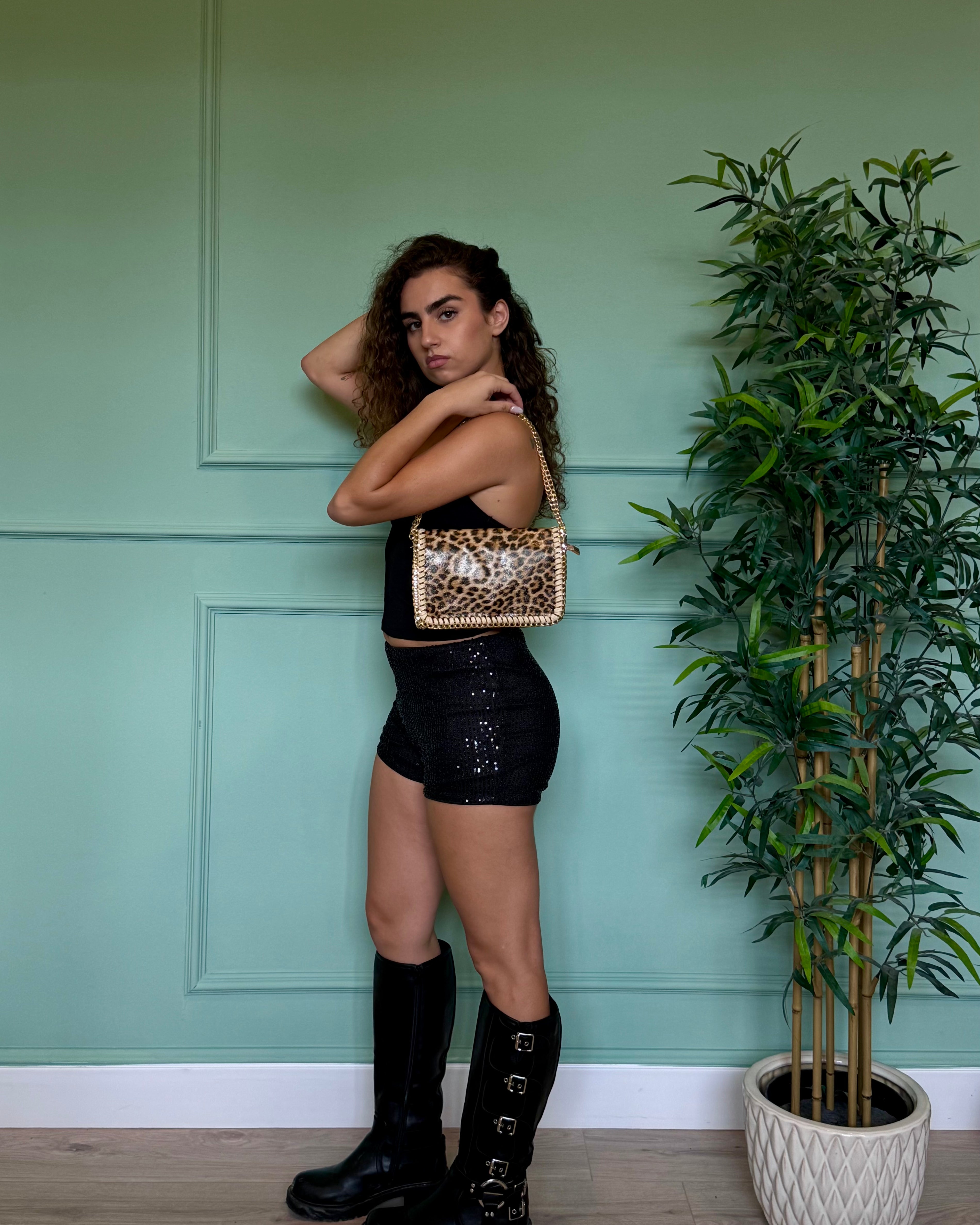 Bag Cleo Leopardato