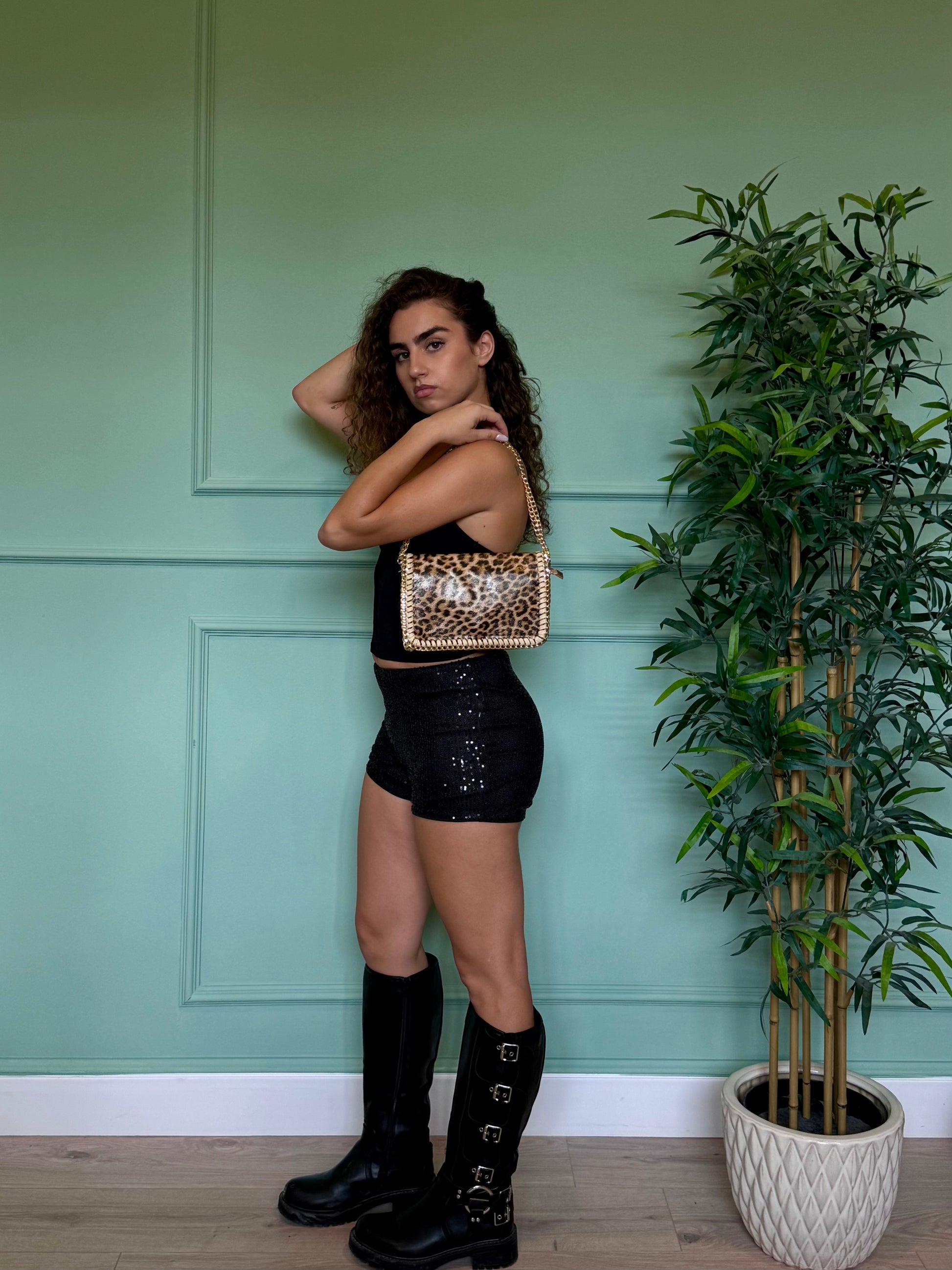 Bag Cleo Leopardato