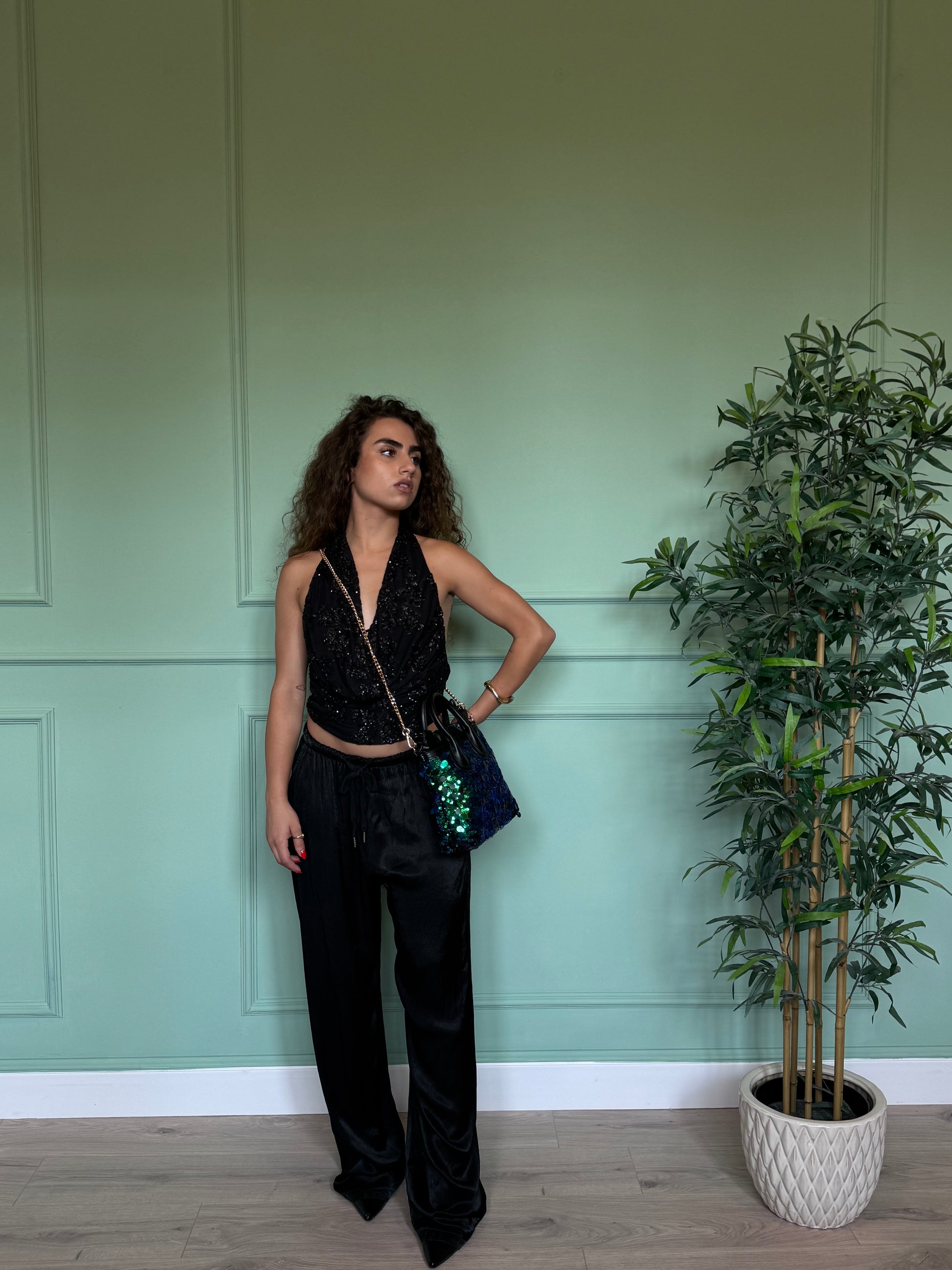 Bag clara big green ocean