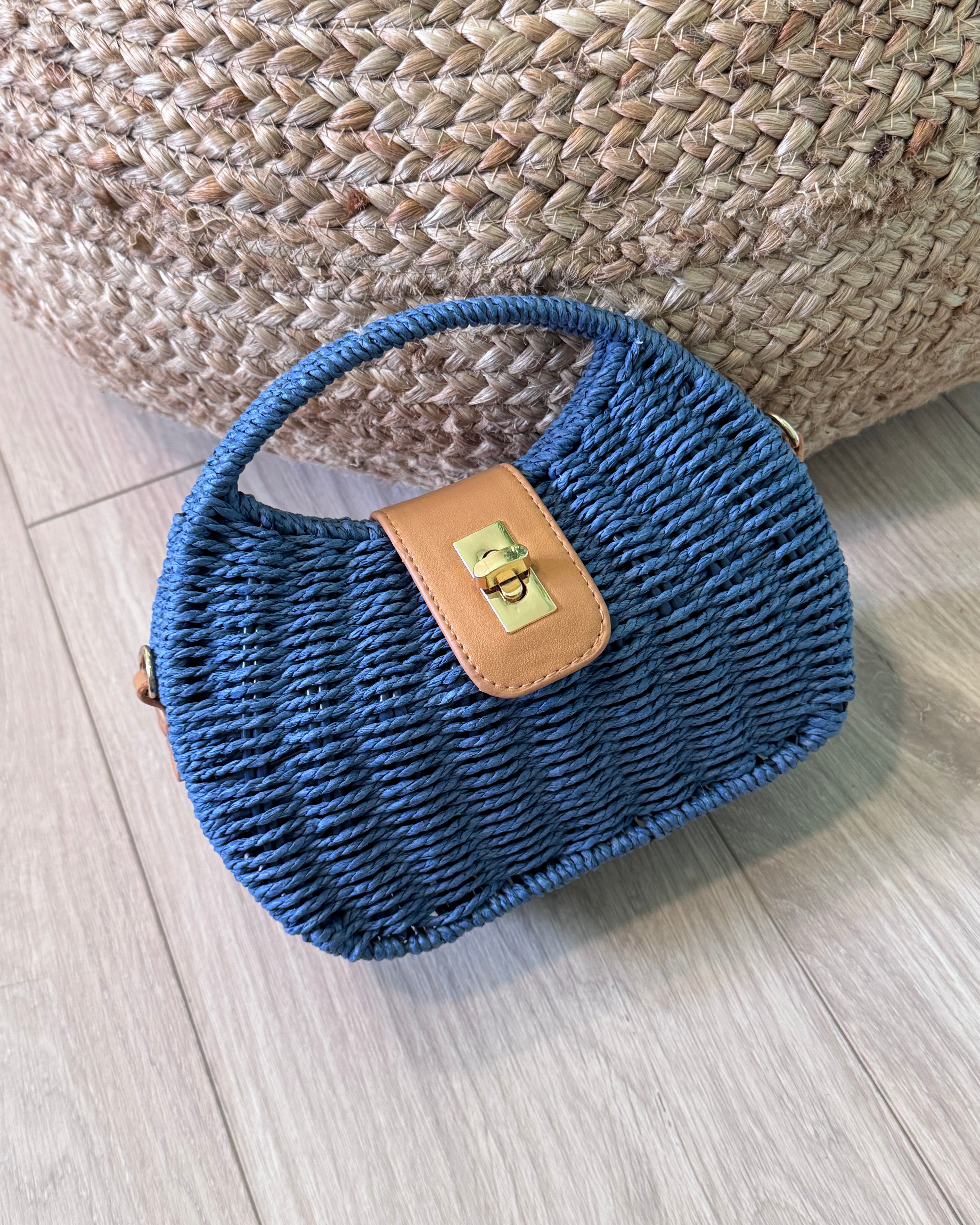 Bag Panama blu navy