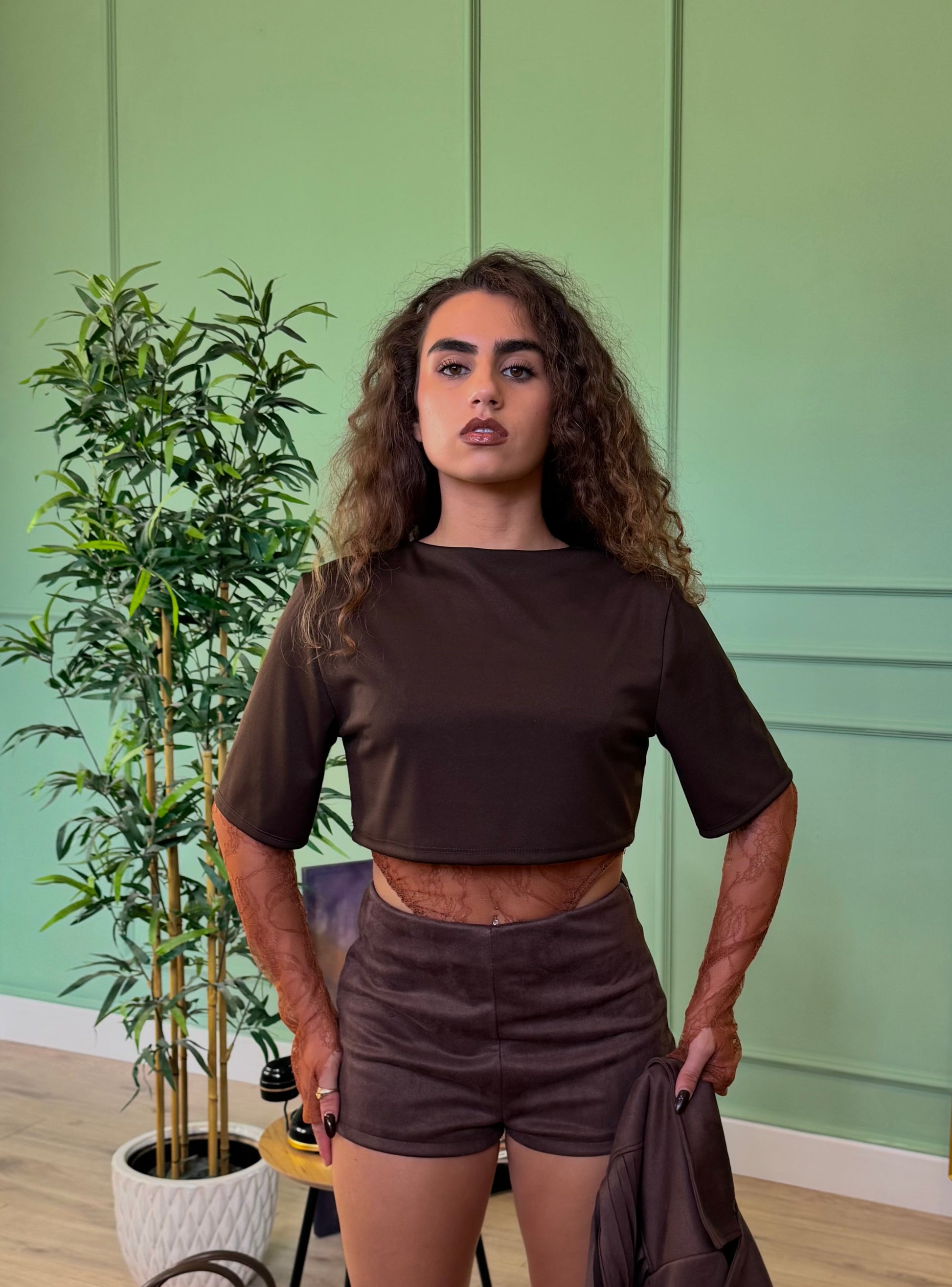 Culotte taupe