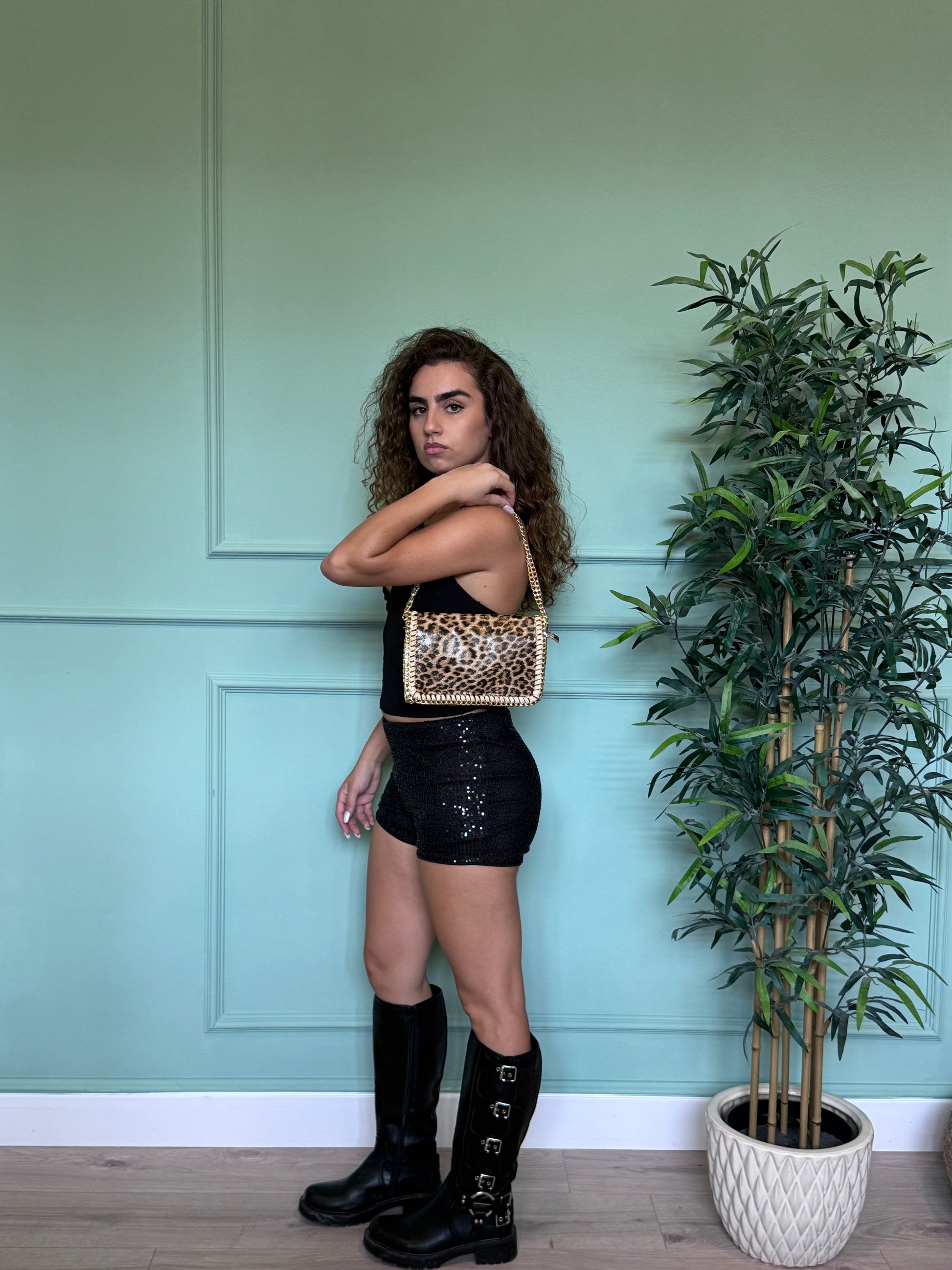 Bag Cleo Leopardato