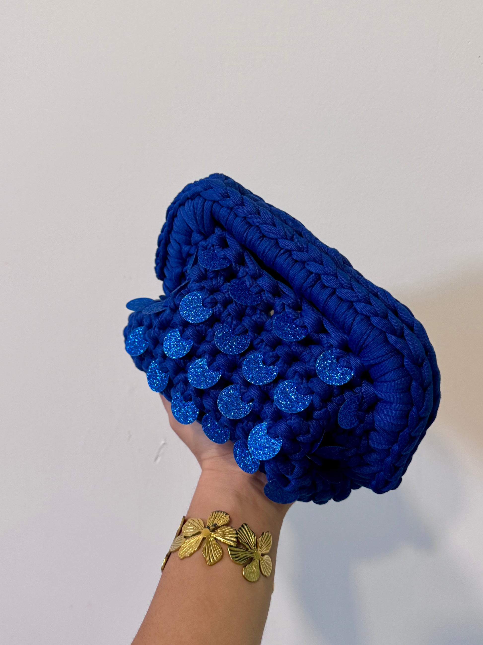 Pasticcino small blu Royal paillettes Glitterate ￼