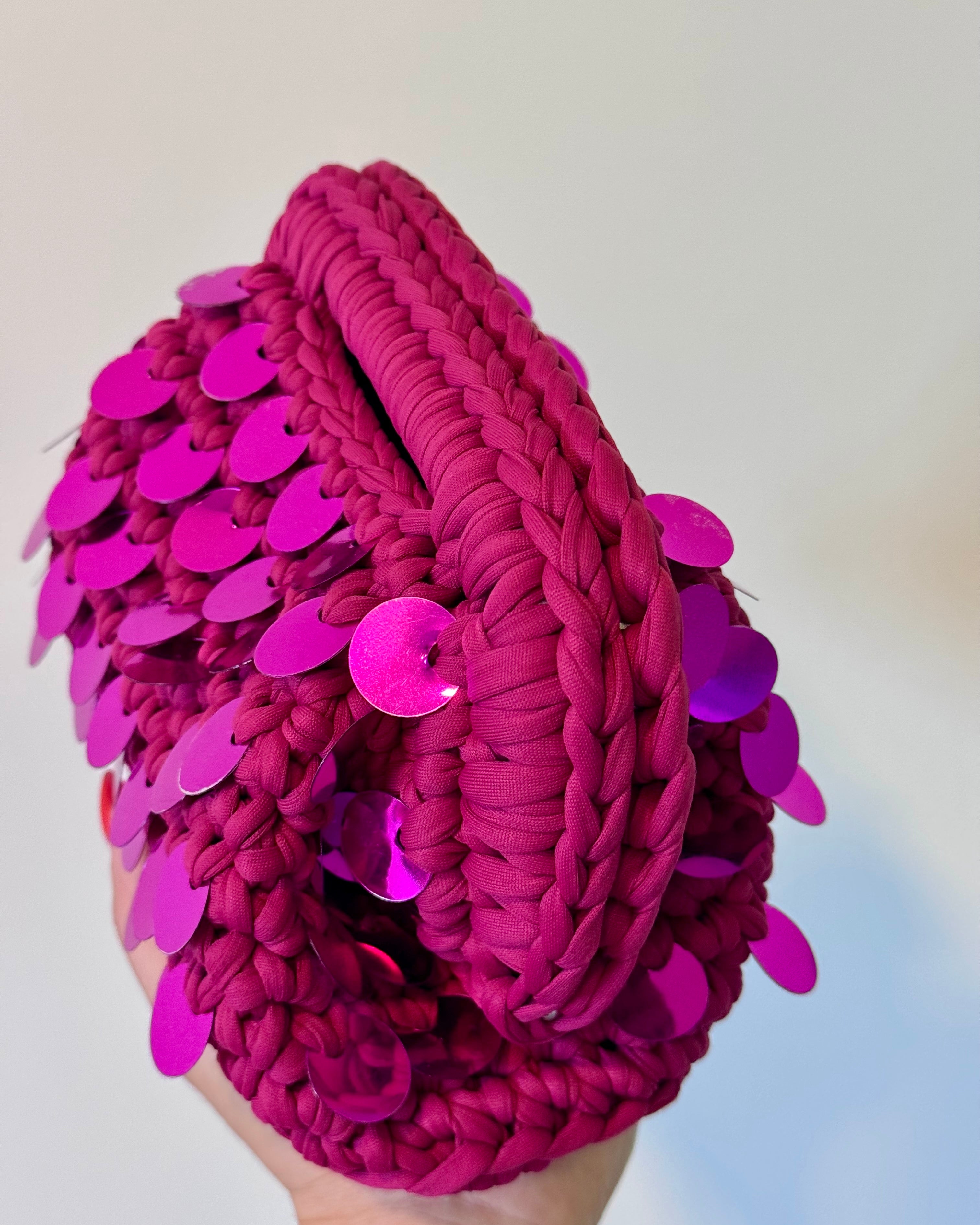 Pasticcino small magenta paiettes