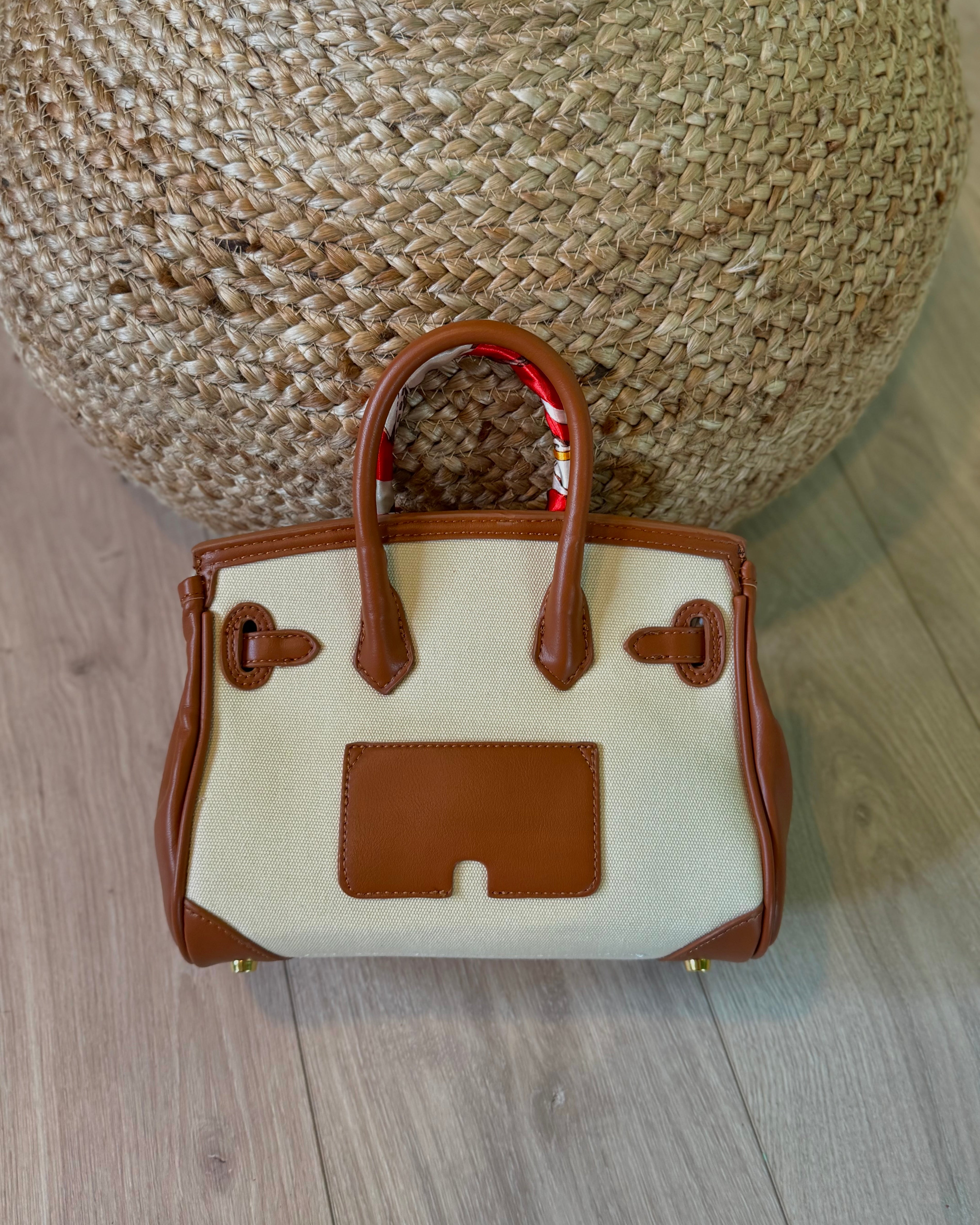 Bag Amaya Beige dett. caffè