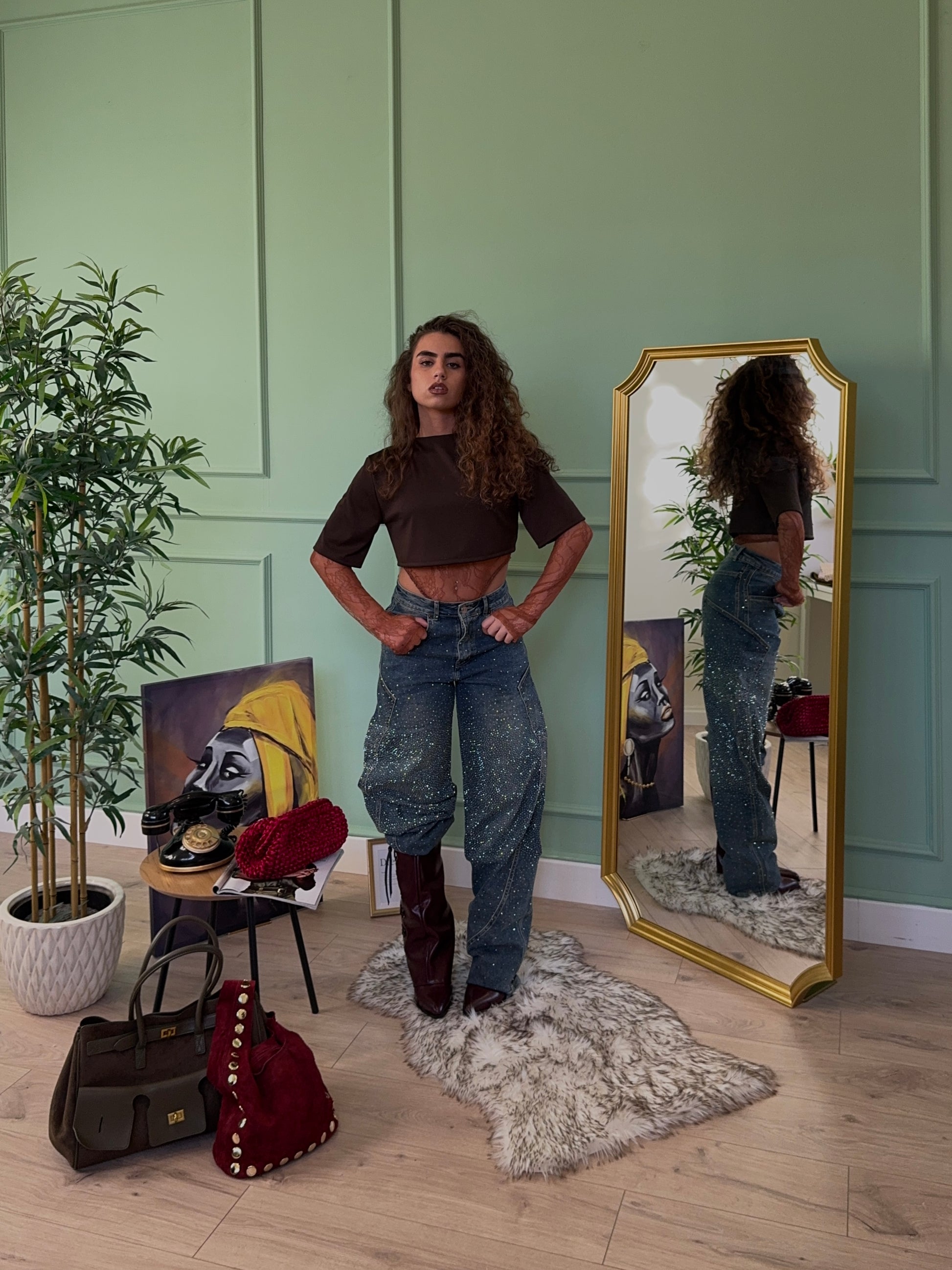Jeans task back