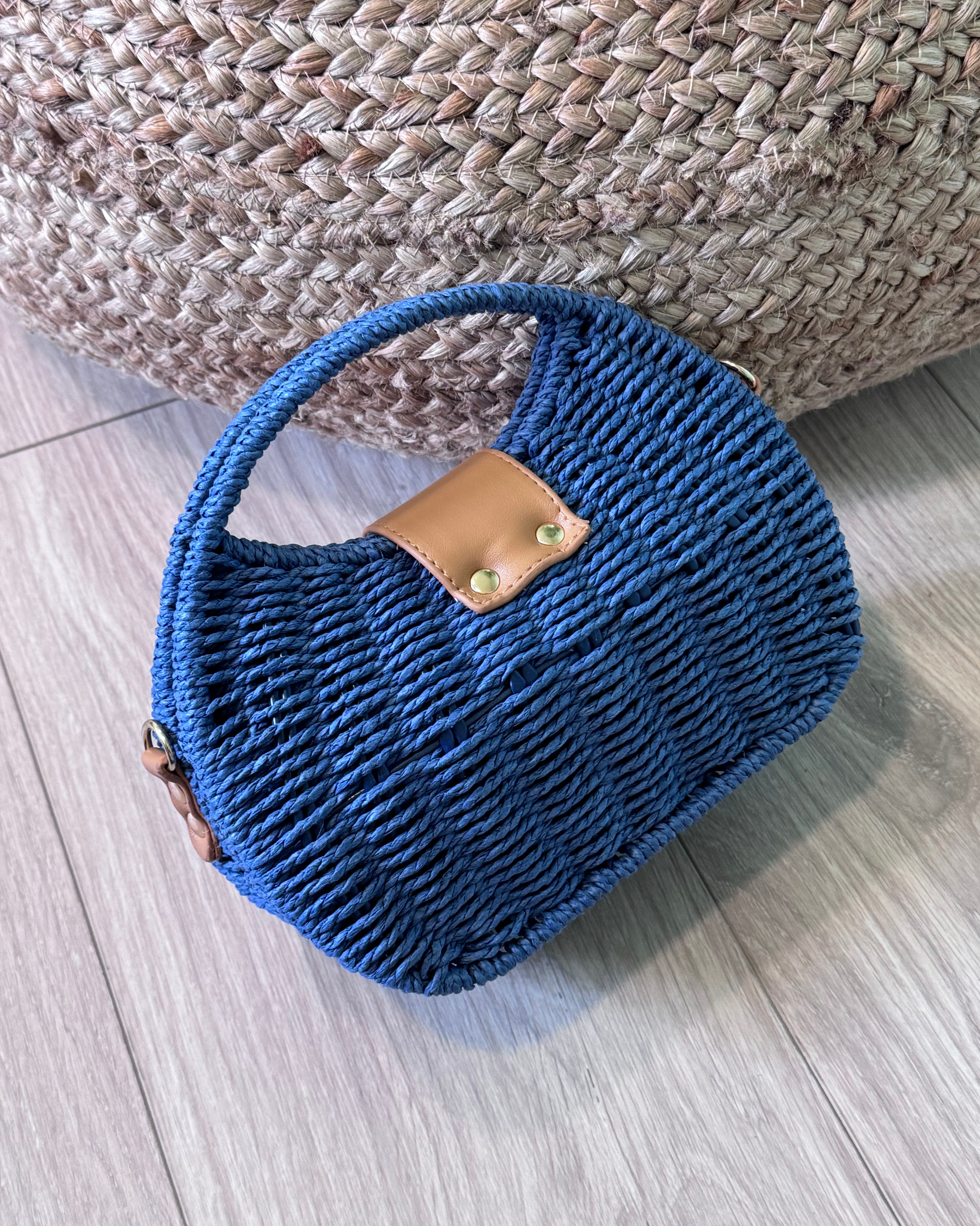 Bag Panama blu navy