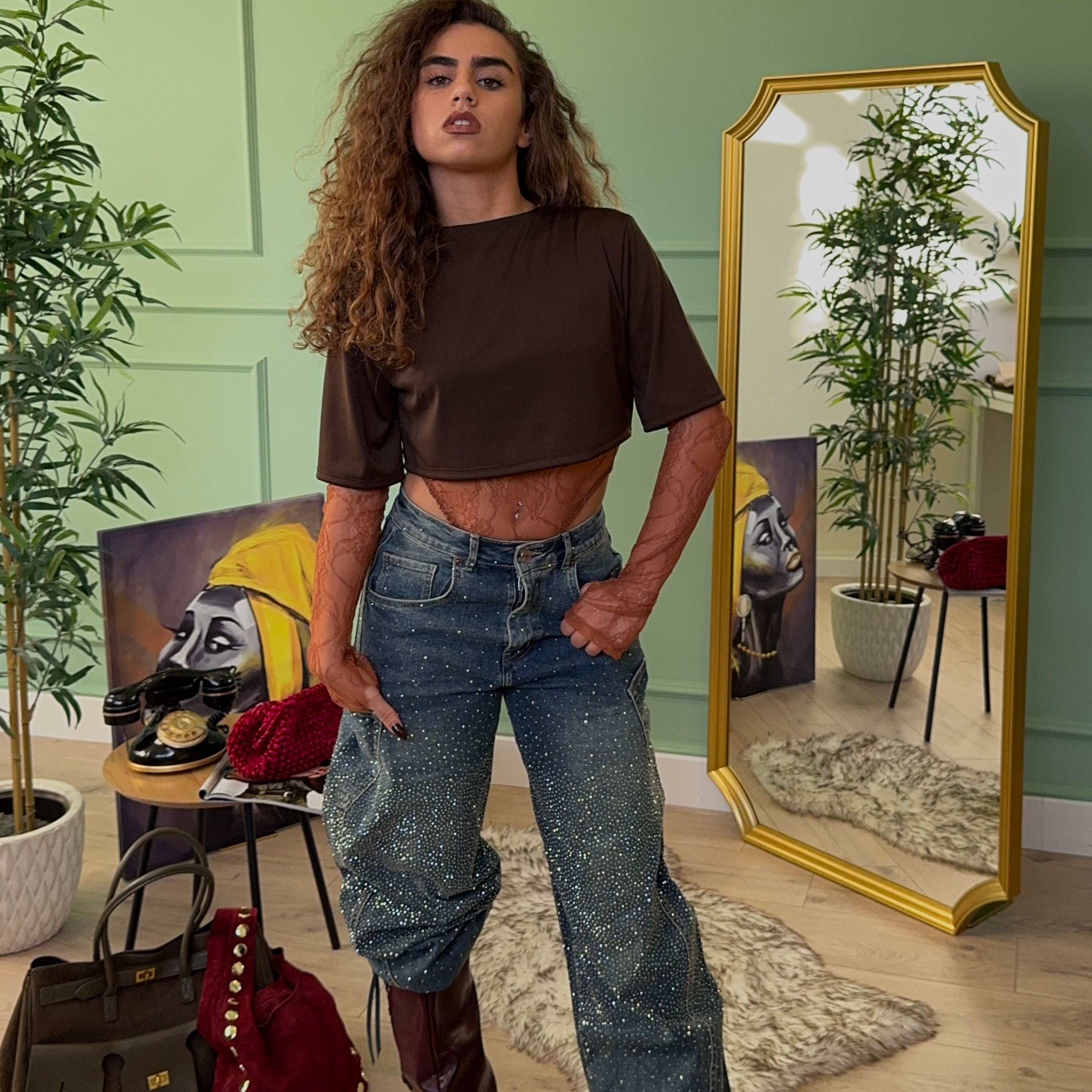 Jeans task back