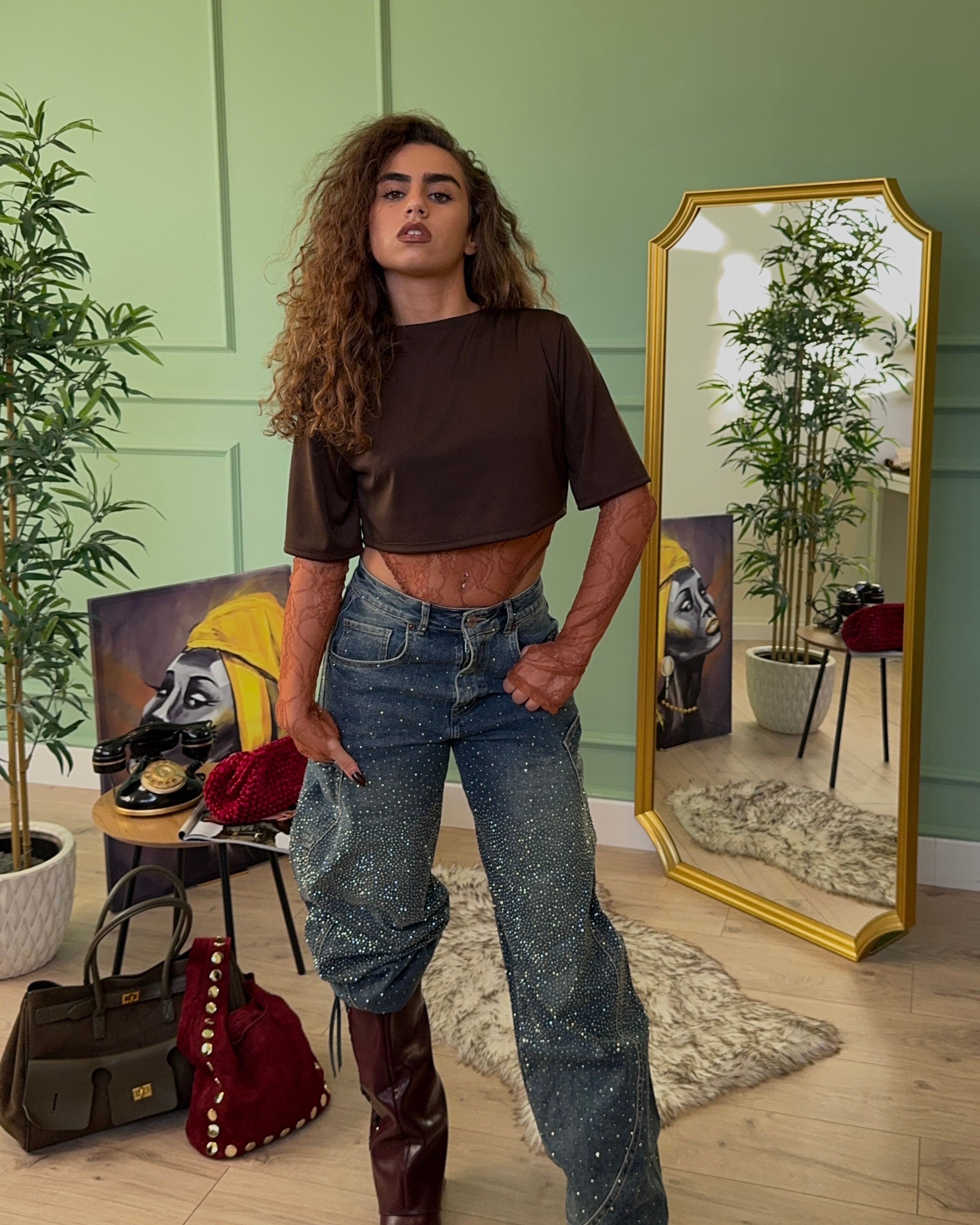 Jeans task back