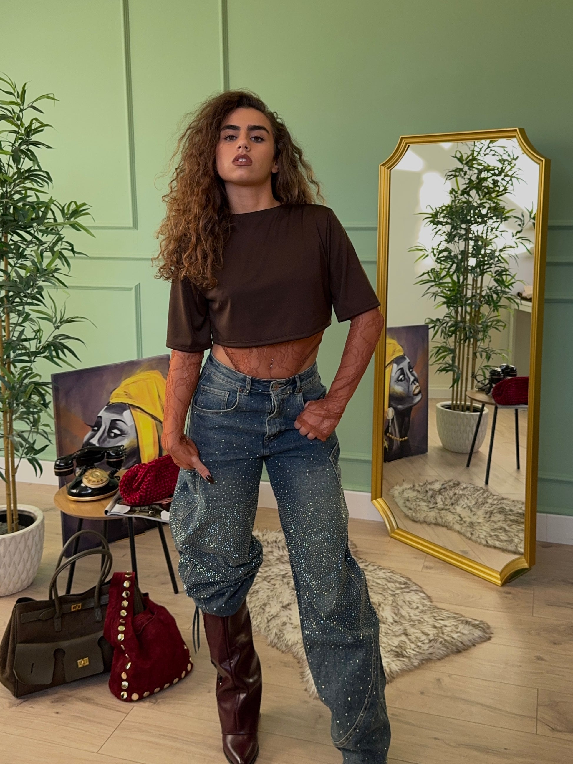 Jeans task back
