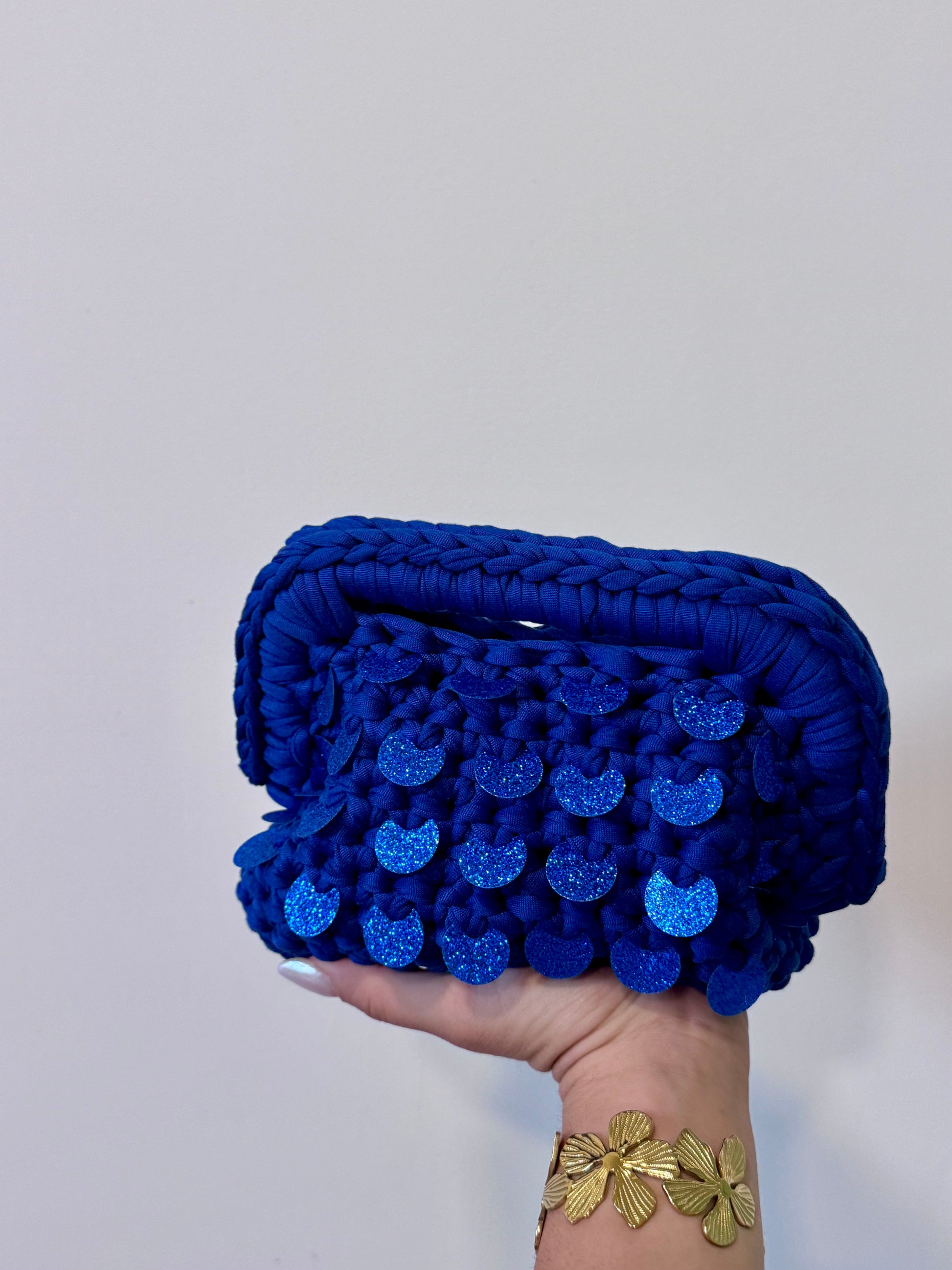 Pasticcino small blu Royal paillettes Glitterate ￼